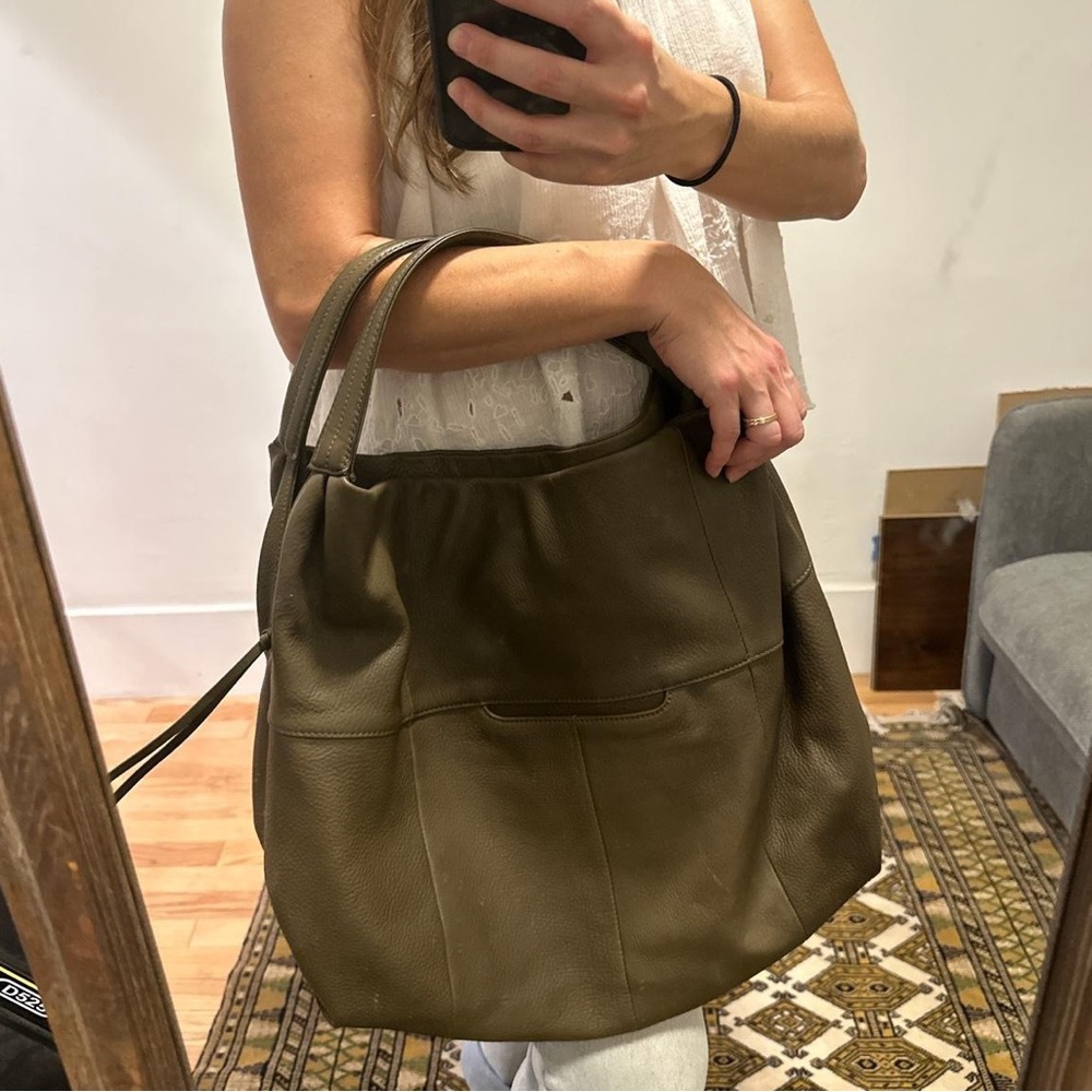 Leather HOBO bag